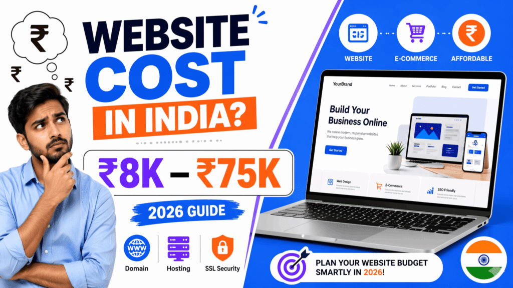 website cost India 2026 complete pricing guide breakdown